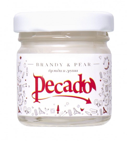 Массажная свеча Brandy   Pear - 35 мл. - Pecado - купить с доставкой в Ессентуках