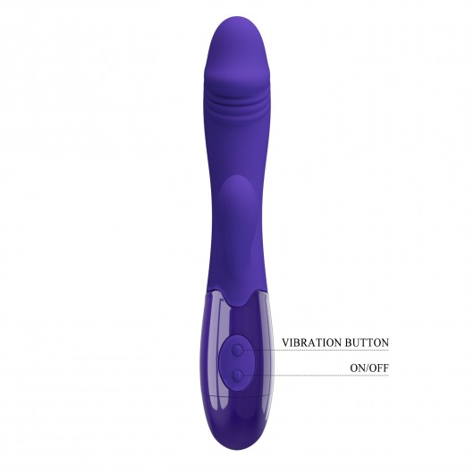 Фиолетовый вибратор-кролик Snappy-Yourth - 19 см. - Baile