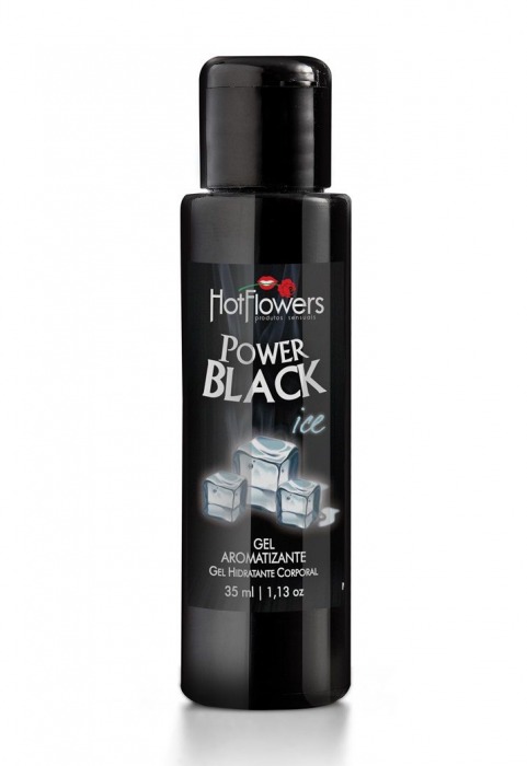 Стимулирующий гель для массажа Power Black - 35 мл. - HotFlowers - купить с доставкой в Ессентуках