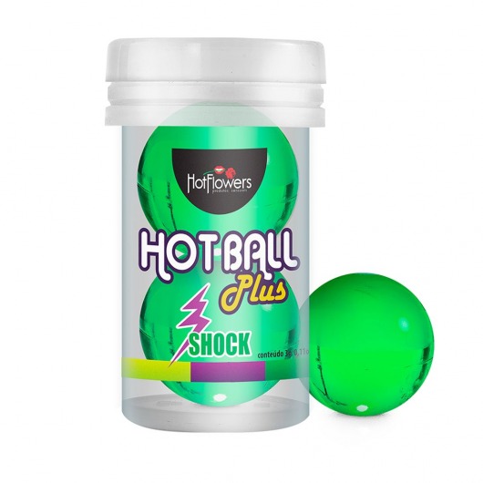 Лубрикант на силиконовой основе Hot Ball Plus с покалывающим эффектом (2 шарика по 3 гр.) - HotFlowers - купить с доставкой в Ессентуках