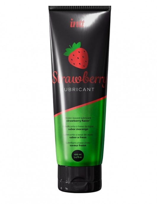 Смазка на водной основе с ароматом клубники Strawberry Lubricant - 100 мл. - INTT - купить с доставкой в Ессентуках