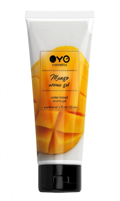 Лубрикант на водной основе OYO Aroma Gel Mango с ароматом манго - 75 мл. - OYO - купить с доставкой в Ессентуках