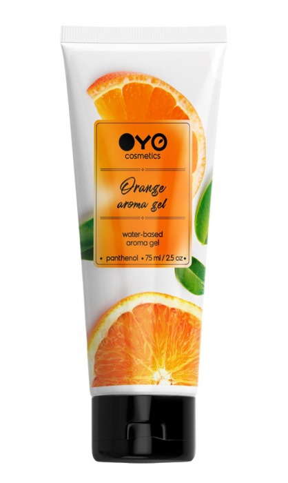 Лубрикант на водной основе OYO Aroma Gel Orange с ароматом апельсина - 75 мл. - OYO - купить с доставкой в Ессентуках