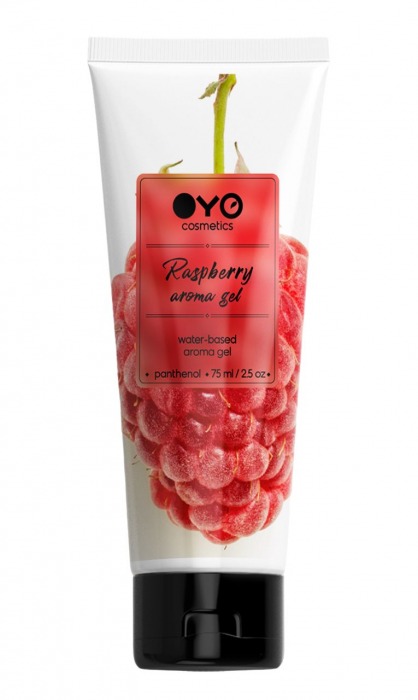 Лубрикант на водной основе OYO Aroma Gel Raspberry с ароматом малины - 75 мл. - OYO - купить с доставкой в Ессентуках