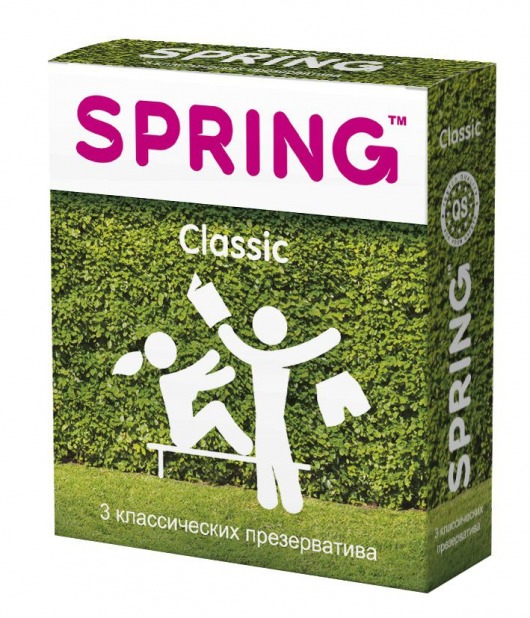 Классические презервативы SPRING CLASSIC - 3 шт. - SPRING - купить с доставкой в Ессентуках