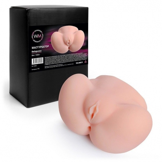 Реалистичный мастурбатор с двумя функциональными отверстиями - Erowoman-Eroman - в Ессентуках купить с доставкой