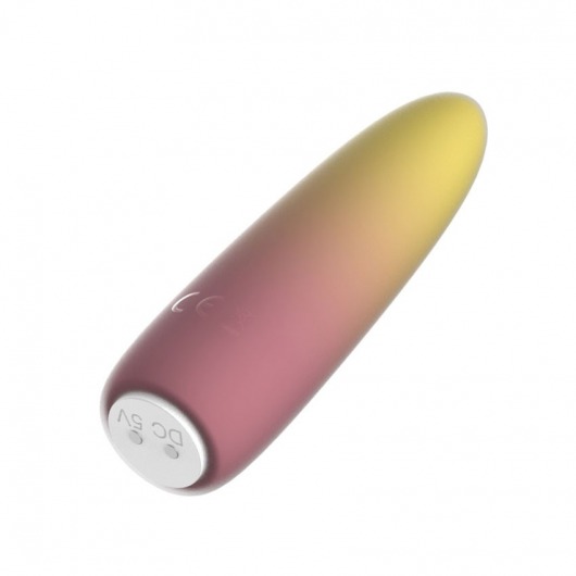 Желтая перезаряжаемая вибропуля Bullet - 10,1 см. - I-MOON