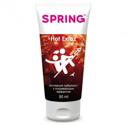 Согревающие интимный лубрикант Spring Hot Extaz - 50 мл. - SPRING - купить с доставкой в Ессентуках