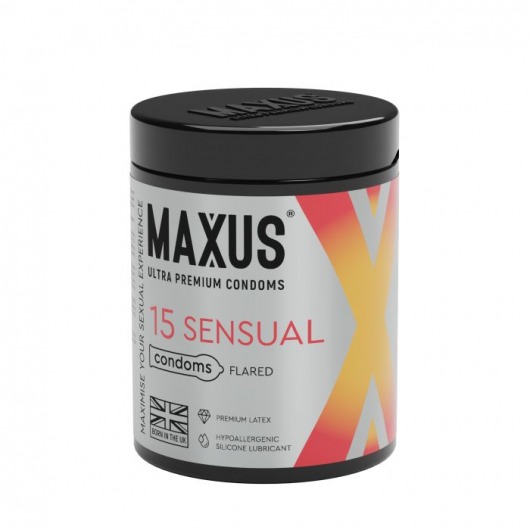 Анатомические презервативы MAXUS Sensual - 15 шт. - Maxus - купить с доставкой в Ессентуках