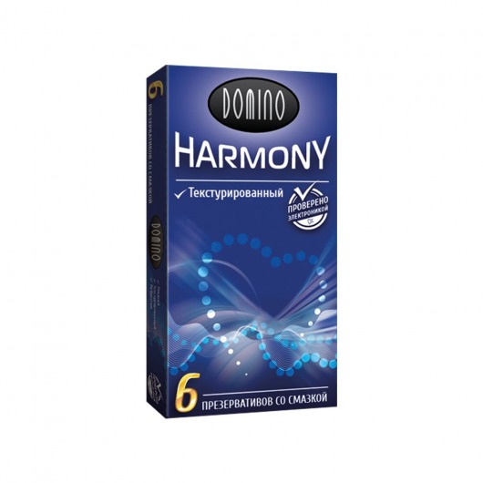 Текстурированные презервативы Domino Harmony - 6 шт. - Domino - купить с доставкой в Ессентуках