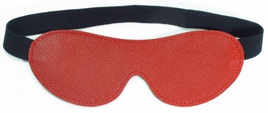 Красная кожаная маска на глаза - БДСМ Арсенал - купить с доставкой в Ессентуках