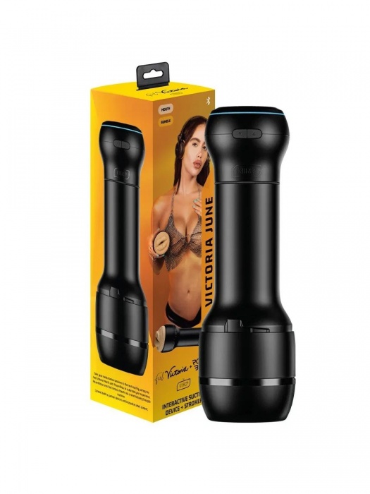 Мастурбатор-ротик с интерактивной насадкой PowerBlow   FeelVictoria Mouth - Kiiroo - в Ессентуках купить с доставкой