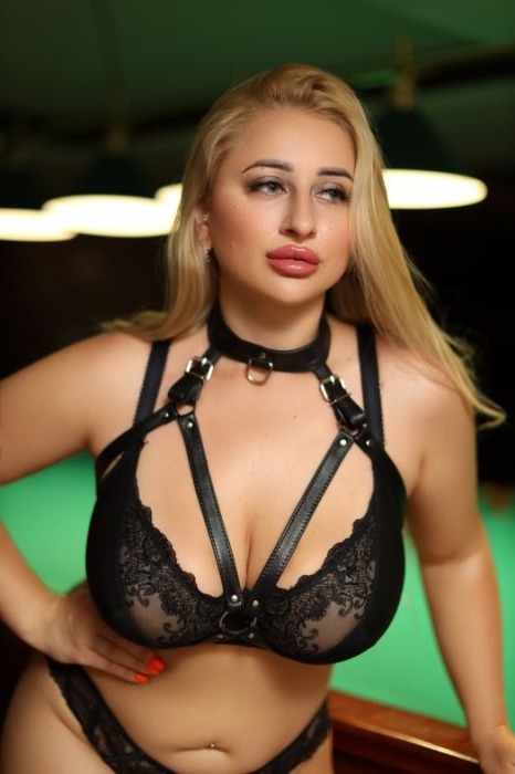 Черная кожаная сбруя с ошейником plus size из нежной кожи - БДСМ Арсенал - купить с доставкой в Ессентуках