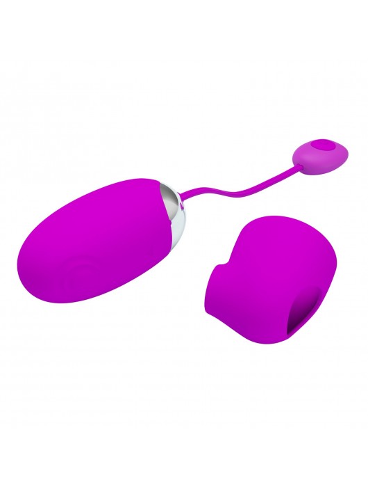 Лиловое интерактивное виброяйцо Kaila - Baile