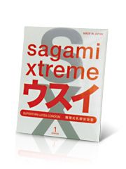 Ультратонкий презерватив Sagami Xtreme SUPERTHIN - 1 шт. - Sagami - купить с доставкой в Ессентуках