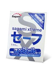 Презерватив Sagami Xtreme Ultrasafe с двойным количеством смазки - 1 шт. - Sagami - купить с доставкой в Ессентуках