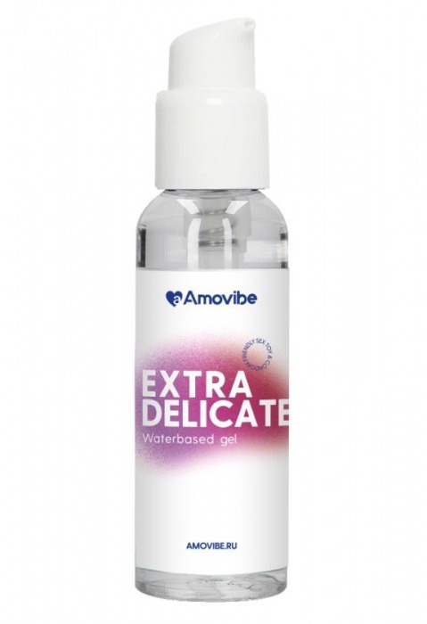 Гель на водной основе Amovibe Extra Delicate - 100 мл. - Amovibe - купить с доставкой в Ессентуках