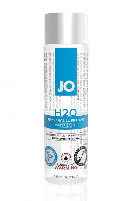 Возбуждающий лубрикант на водной основе JO Personal Lubricant H2O Warming - 120 мл. - System JO - купить с доставкой в Ессентуках