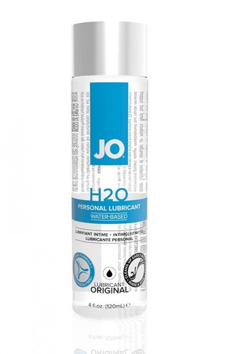 Нейтральный лубрикант на водной основе JO Personal Lubricant H2O - 120 мл. - System JO - купить с доставкой в Ессентуках