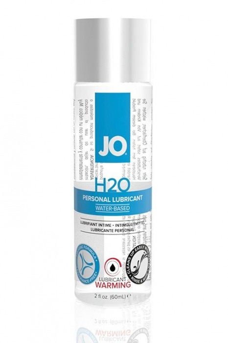 Возбуждающий лубрикант на водной основе JO Personal Lubricant H2O Warming - 60 мл. - System JO - купить с доставкой в Ессентуках