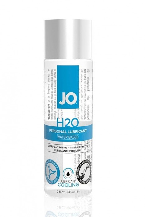 Охлаждающий лубрикант на водной основе JO Personal Lubricant H2O COOLING - 60 мл. - System JO - купить с доставкой в Ессентуках