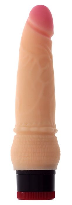 Вибратор-реалистик со встроенным пультом REALSTUFF 6INCH VIBRATOR - 15,5 см. - Dream Toys