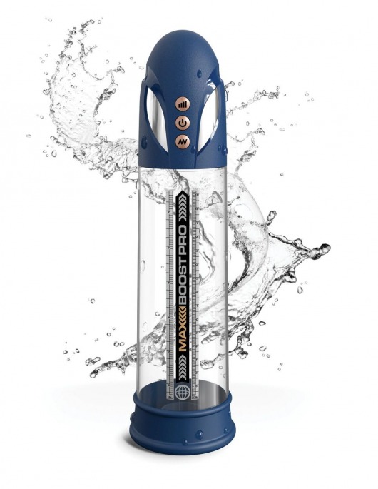 Синяя вакуумная автоматическая помпа Max Boost Pro Flow - Pipedream - в Ессентуках купить с доставкой
