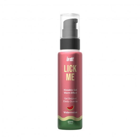Гель Lick Me с согревающим эффектом и ароматом арбуза - 50 мл. - INTT - купить с доставкой в Ессентуках