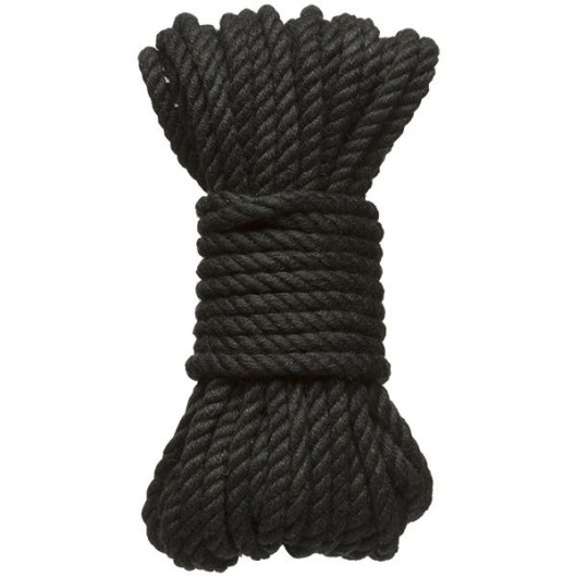 Черная верёвка для связывания и фиксации Bind Tie - 9,14 м. - Doc Johnson - купить с доставкой в Ессентуках