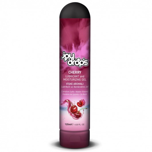 Смазка на водной основе Cherry с ароматом вишни -  125 мл. - JoyDrops - купить с доставкой в Ессентуках
