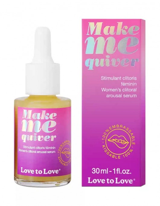 Возбуждающие капли для клитора Make Me Quiver - 30 мл. - Love to Love - купить с доставкой в Ессентуках