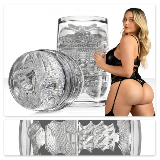 Прозрачный двусторонний мастурбатор Fleshlight Quickshot Mia Malkova - Fleshlight - в Ессентуках купить с доставкой