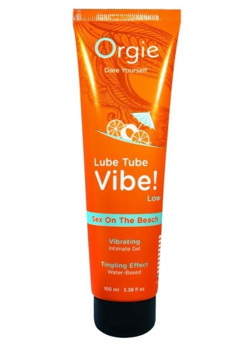 Гель с эффектом вибрации Lube Tube Vibe Low Sex On The Beach - 100 мл. - ORGIE - купить с доставкой в Ессентуках