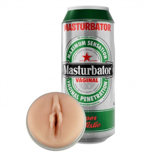 Мастурбатор-вагина Heineken Vagina II - Adrien Lastic - в Ессентуках купить с доставкой