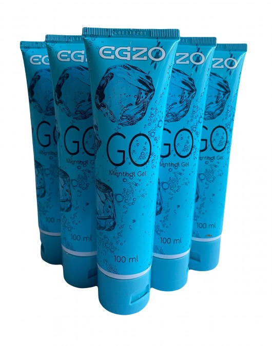 Набор из 5 пролонгирующих лубрикантов на водной основе Egzo Go (по 100 мл.) - EGZO - купить с доставкой в Ессентуках