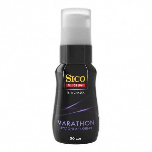 Пролонгирующая гель-смазка Sico Marathon - 50 мл. - Sico - купить с доставкой в Ессентуках
