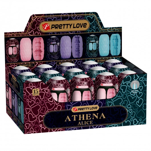 Набор из 15 мастурбаторов Athena Alice - Baile - в Ессентуках купить с доставкой