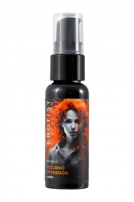 Гель с эффектом вибрации Volcano Of Passion со вкусом вишни - 25 мл. - Erotist Lubricants - купить с доставкой в Ессентуках