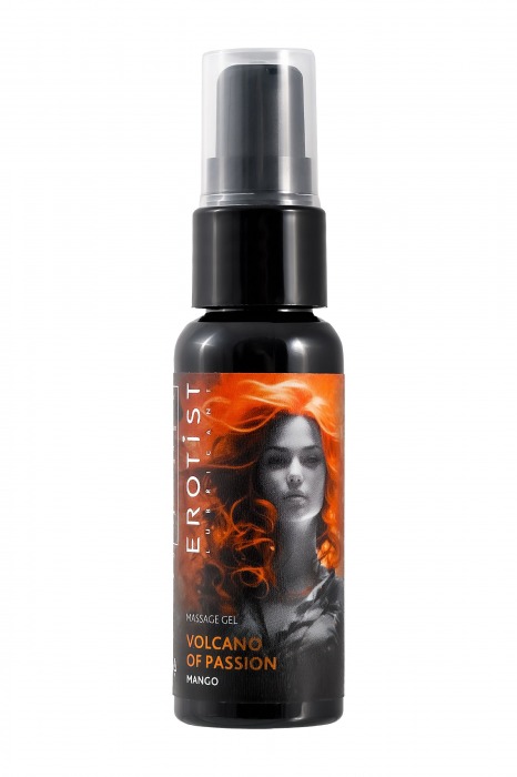 Гель с эффектом вибрации Volcano Of Passion со вкусом манго - 25 мл. - Erotist Lubricants - купить с доставкой в Ессентуках