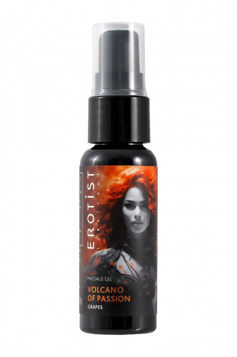 Гель с эффектом вибрации Volcano Of Passion со вкусом винограда - 25 мл. - Erotist Lubricants - купить с доставкой в Ессентуках