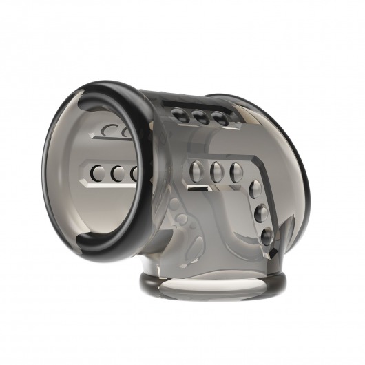 Дымчатая насадка на пенис и мошонку - Baile - в Ессентуках купить с доставкой