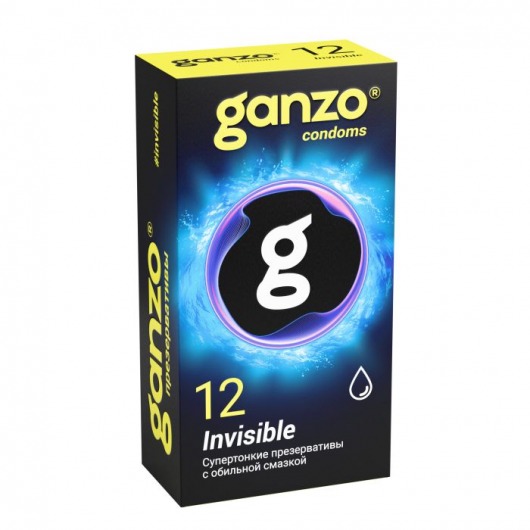 Супертонкие презервативы Ganzo Invisible - 12 шт. - Ganzo - купить с доставкой в Ессентуках