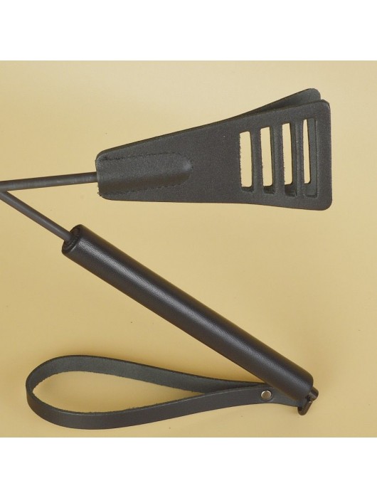 Черный кожаный стек «Сириус» - 60 см. - Sitabella - купить с доставкой в Ессентуках