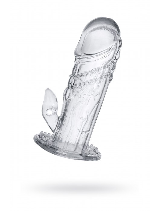 Прозрачная насадка на пенис Uco - 13 см. - A-toys - в Ессентуках купить с доставкой