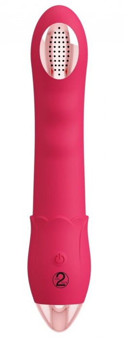 Малиновая насадка на душ с вибрацией Showers to orgasm - 20,1 см. - Orion - купить с доставкой в Ессентуках