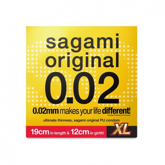 Презерватив увеличенного размера Sagami Original 0.02 XL-size - 1 шт. - Sagami - купить с доставкой в Ессентуках Презерватив увеличенного размера Sagami Original 0.02 XL-size - 1 шт. - Sagami - купить с доставкой в Ессентуках