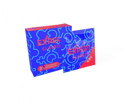 Презервативы увеличенного размера Expert Classic XXL - 3 шт. - Expert - купить с доставкой в Ессентуках