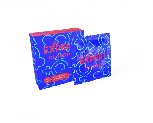 Классические презервативы Expert Classic - 3 шт. - Expert - купить с доставкой в Ессентуках