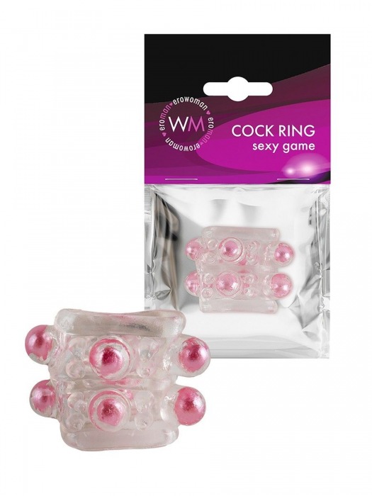 Прозрачная насадка на пенис с цветными шариками - Erowoman-Eroman - в Ессентуках купить с доставкой