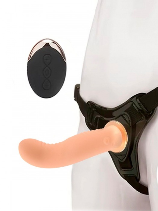 Женский вибрострапон со съемной насадкой и пультом ДУ - Erokay - купить с доставкой в Ессентуках